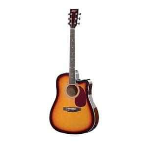 Hofner HAS DC01 Dreadnought Sunburst Acoustic Guitar with Cutaway